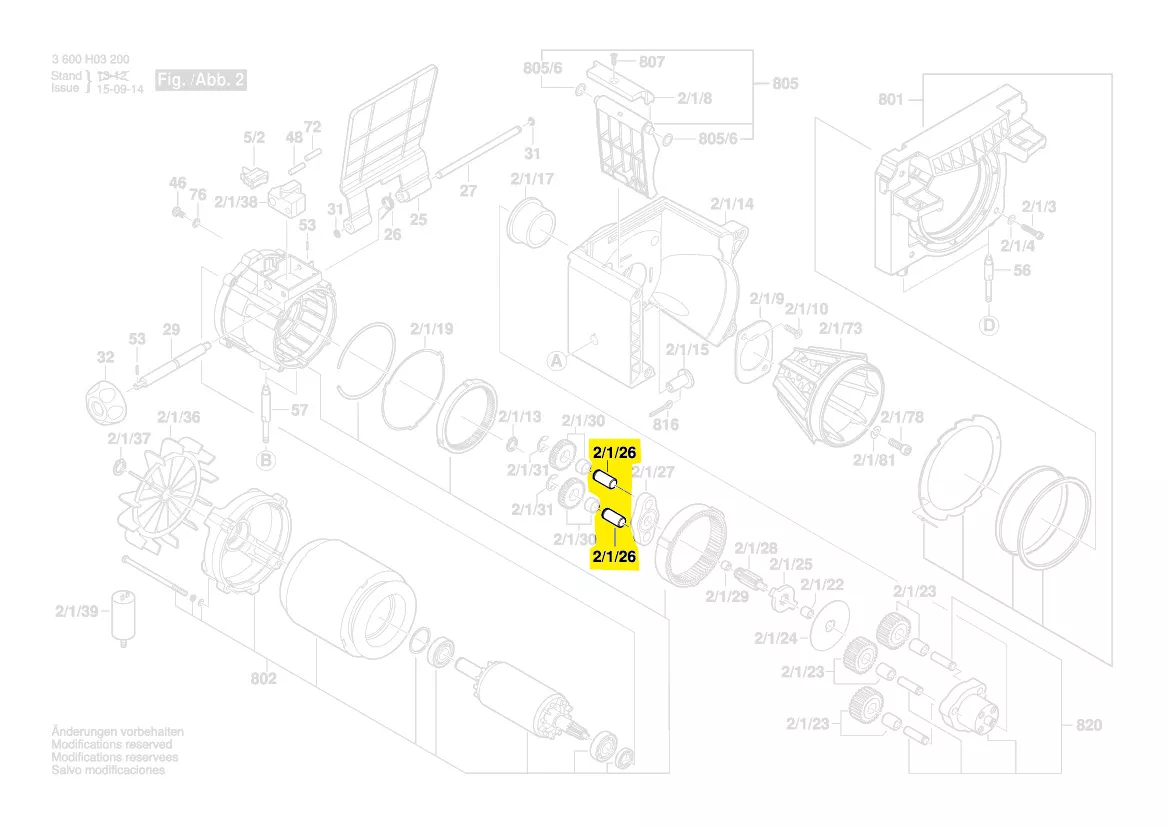 Cheville réf. 2 609 003 845 BOSCH